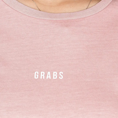 GRABS | T-shirt donna paricollo a mezza manica in cotone