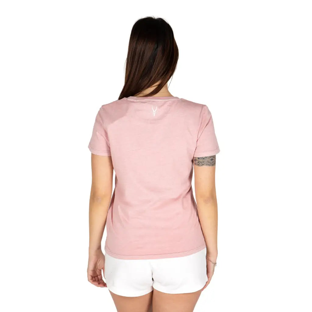 GRABS | T-shirt donna paricollo a mezza manica in cotone