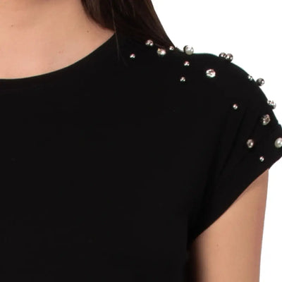 VERDISSIMA | T-shirt donna paricollo a mezza manica