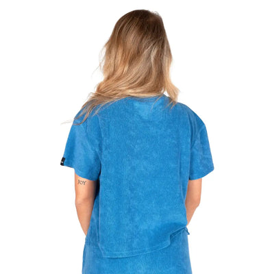 GRABS | T-shirt in spugna di cotone donna a mezza manica