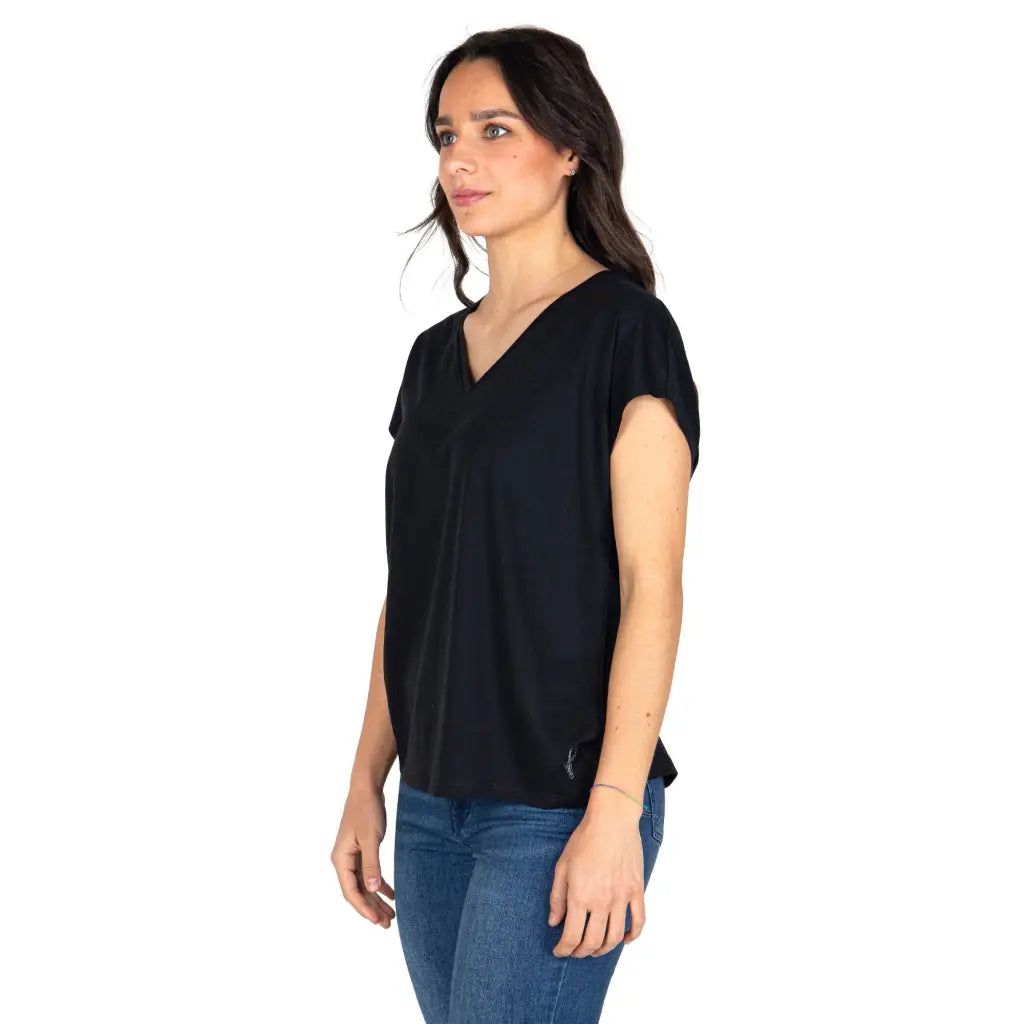 GRABS | T-shirt sottogiacca Oversize con scollo a V