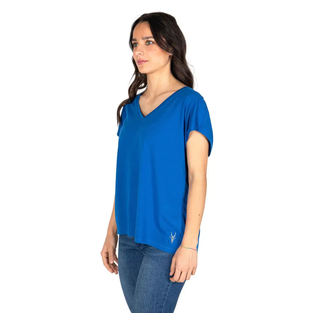 GRABS | T-shirt sottogiacca Oversize con scollo a V