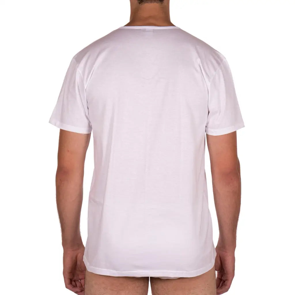 Guru-Shop T-Shirt Meditazione Thai 'Sura' - Bianca, Cotone, Taglia S (36)