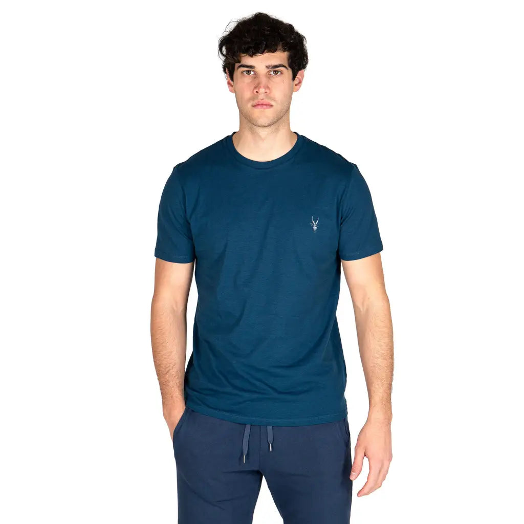 GRABS | T-shirt uomo a mezza manica paricollo in cotone