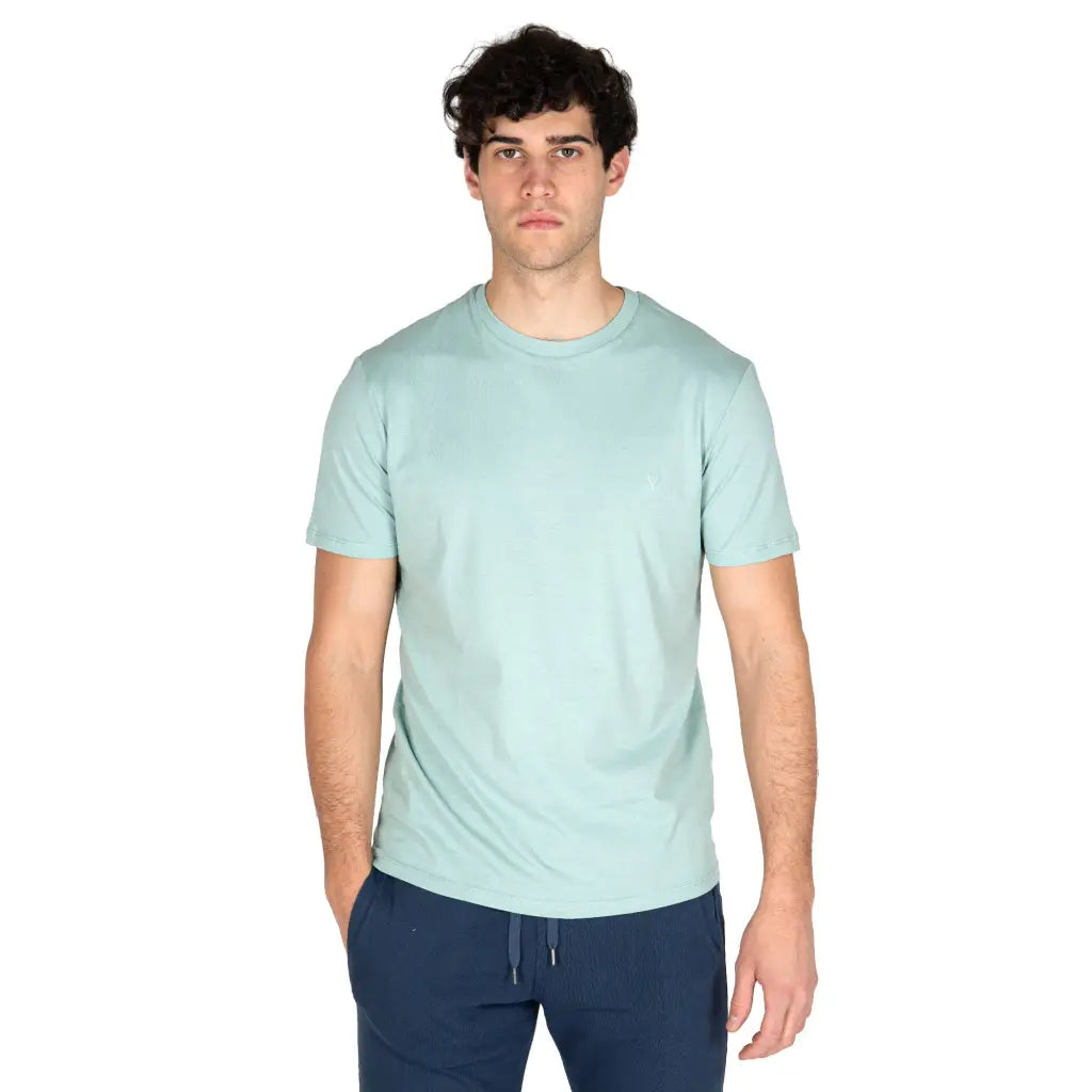GRABS | T-shirt uomo a mezza manica paricollo in cotone
