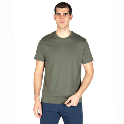 GRABS | T-shirt uomo a mezza manica paricollo in cotone