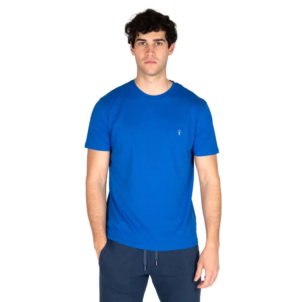 GRABS | T-shirt uomo a mezza manica paricollo in cotone