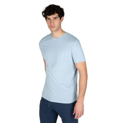 GRABS | T - shirt uomo a mezza manica paricollo in cotone