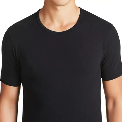 RAGNO | T-shirt uomo a mezza manica paricollo in cotone