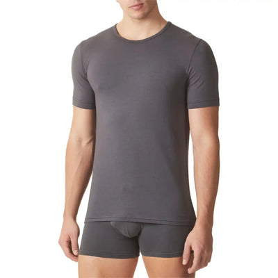 RAGNO | T-shirt uomo a mezza manica paricollo in cotone