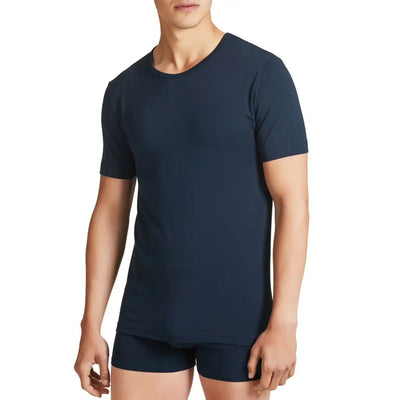 RAGNO | T-shirt uomo a mezza manica paricollo in cotone