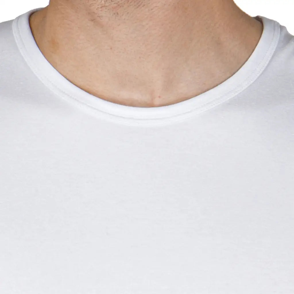RAGNO | T-shirt uomo a mezza manica paricollo in cotone