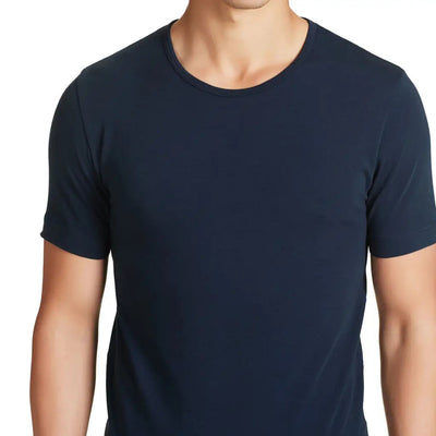 RAGNO | T-shirt uomo a mezza manica paricollo in cotone