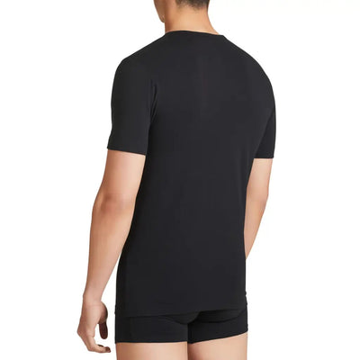 RAGNO | T-shirt uomo a mezza manica paricollo in cotone