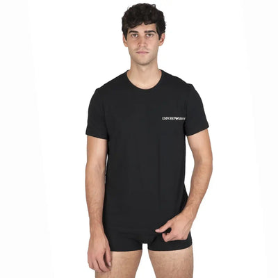 EMPORIO ARMANI | T-shirt uomo a mezza manica paricollo in