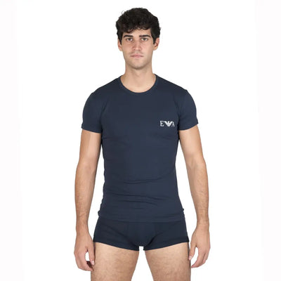 EMPORIO ARMANI | T-shirt uomo a mezza manica paricollo in