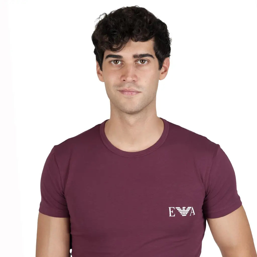 EMPORIO ARMANI | T-shirt uomo a mezza manica paricollo