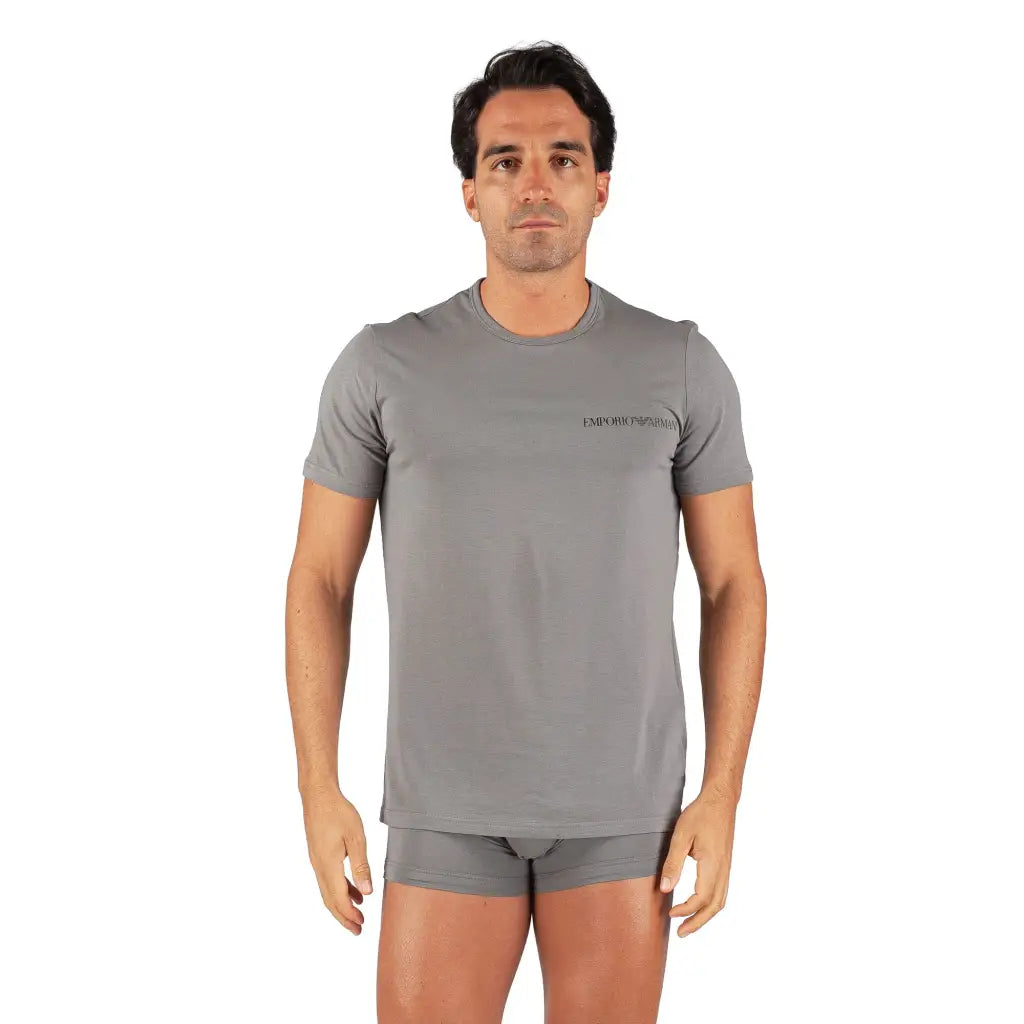 EMPORIO ARMANI | T-shirt uomo a mezza manica paricollo