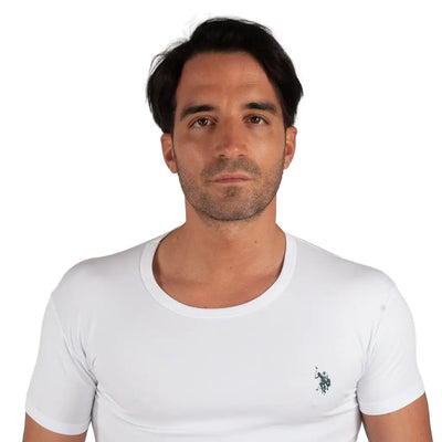 U.S. POLO ASSN. | T shirt uomo a mezza manica paricollo
