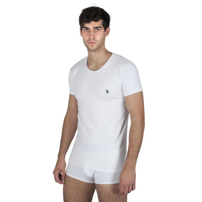 U.S. POLO ASSN. | T-shirt uomo a mezza manica paricollo