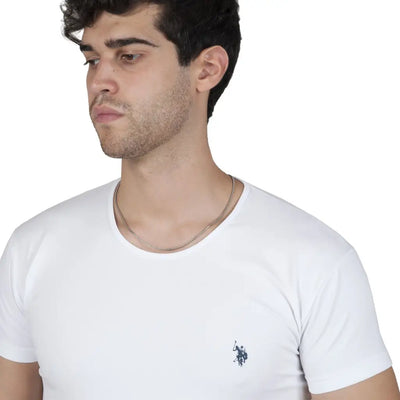 U.S. POLO ASSN. | T-shirt uomo a mezza manica paricollo