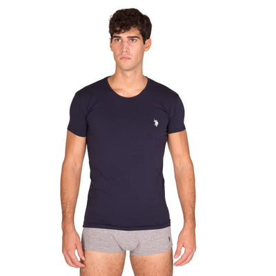 U.S. POLO ASSN. | T-shirt uomo a mezza manica paricollo