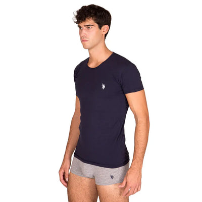 U.S. POLO ASSN. | T-shirt uomo a mezza manica paricollo