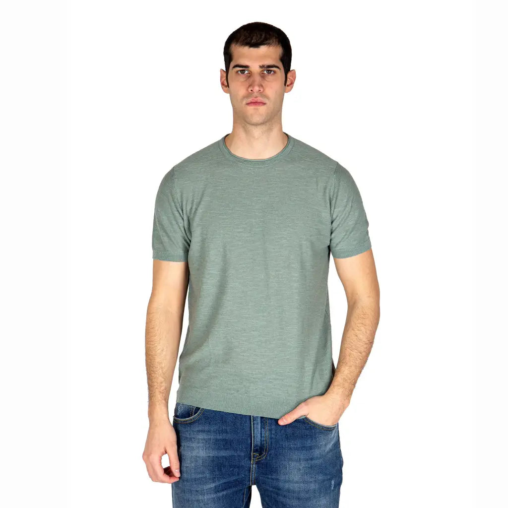 MARIOTTI LAB | T-shirt uomo a mezza manica paricollo