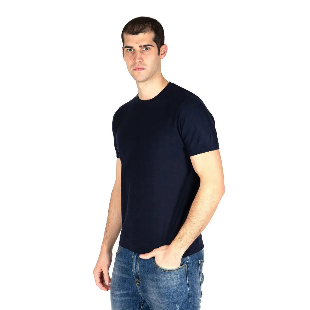 MARIOTTI LAB | T-shirt uomo a mezza manica paricollo