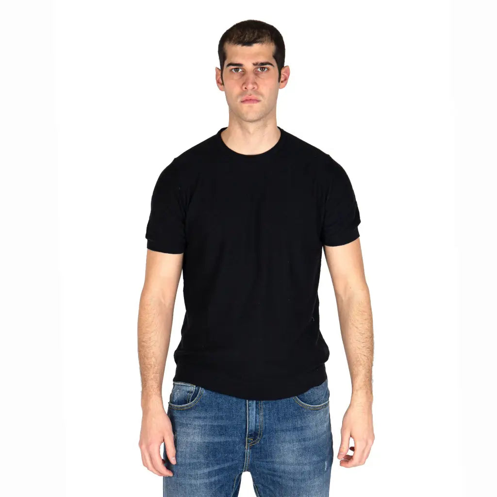 MARIOTTI LAB | T-shirt uomo a mezza manica paricollo