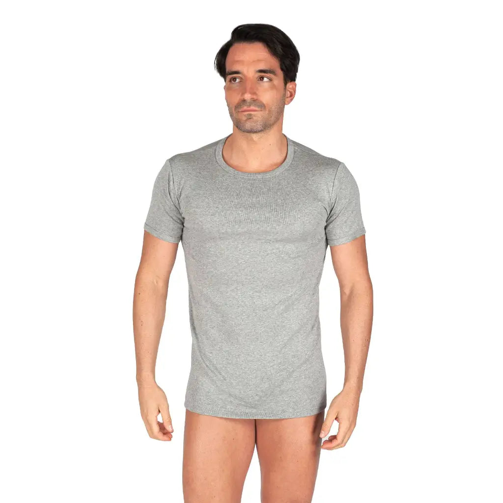 MARIOTTI LAB | T-shirt uomo a mezza manica paricollo