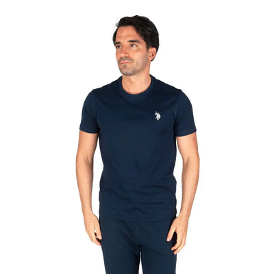 U.S. POLO ASSN. | T-shirt uomo a mezza manica paricollo