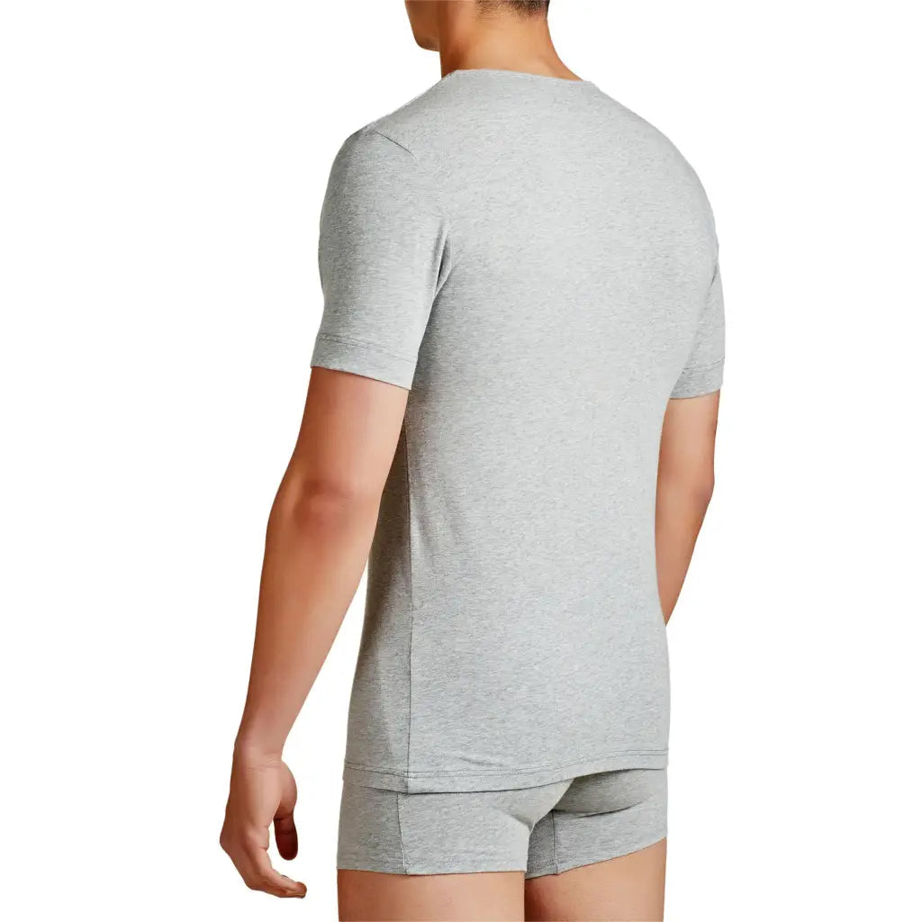 RAGNO | T-shirt uomo a mezza manica scollo a V in cotone