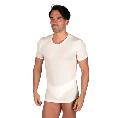 MARIOTTI LAB | T-shirt uomo a paricollo a mezza manica