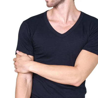 MARIOTTI LAB | T-Shirt uomo con scollo a V a mezza manica