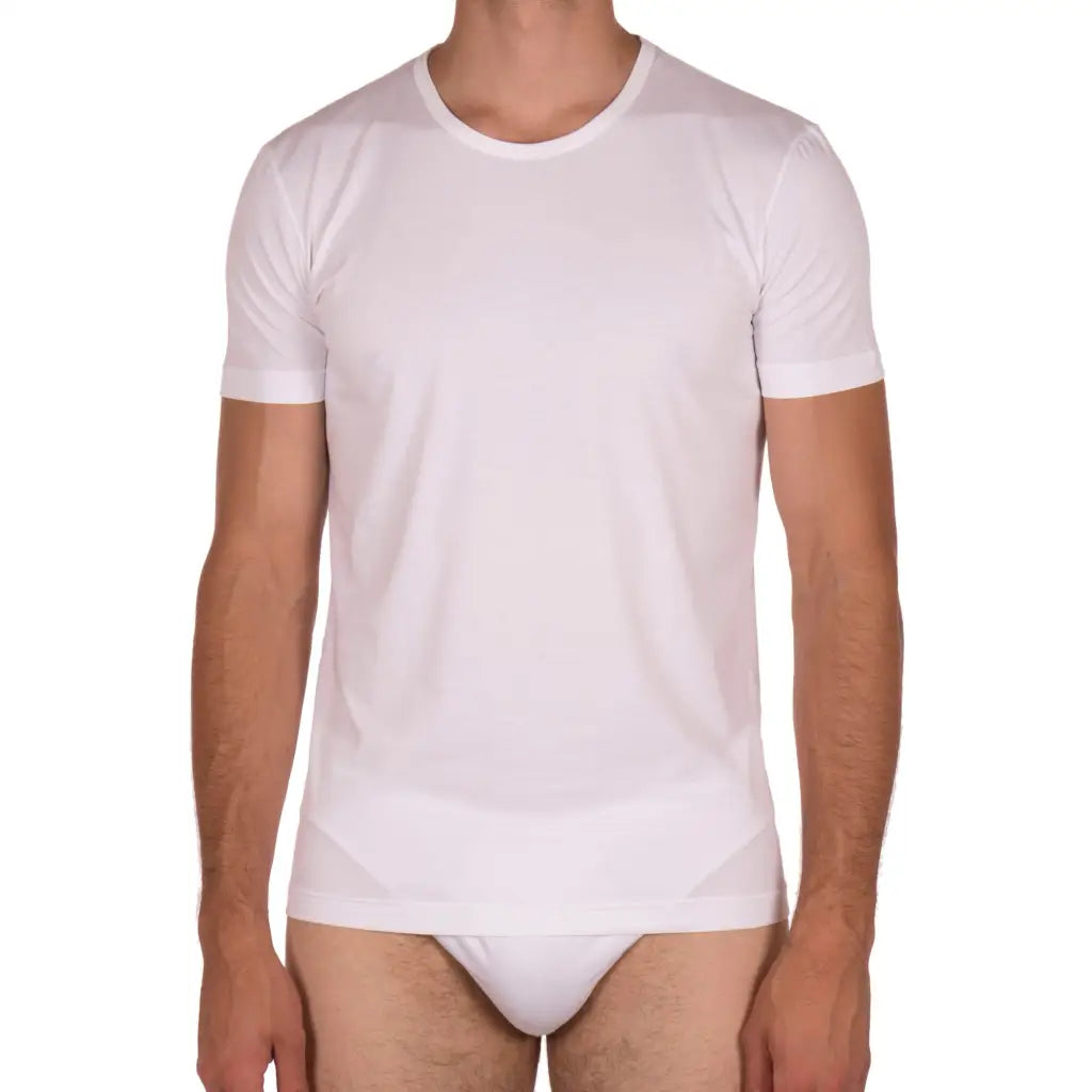 JULIPET | T-Shirt uomo mezza manica a paricollo in cotone
