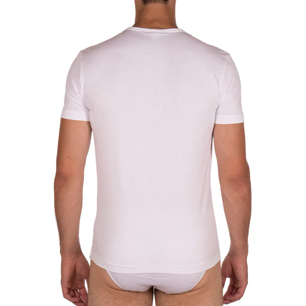 JULIPET | T-Shirt uomo mezza manica a paricollo in cotone