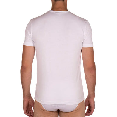 JULIPET | T-Shirt uomo mezza manica a paricollo in cotone