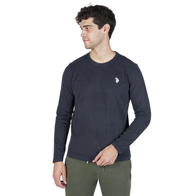 U.S. POLO ASSN. | T-shirt uomo paricollo a manica lunga