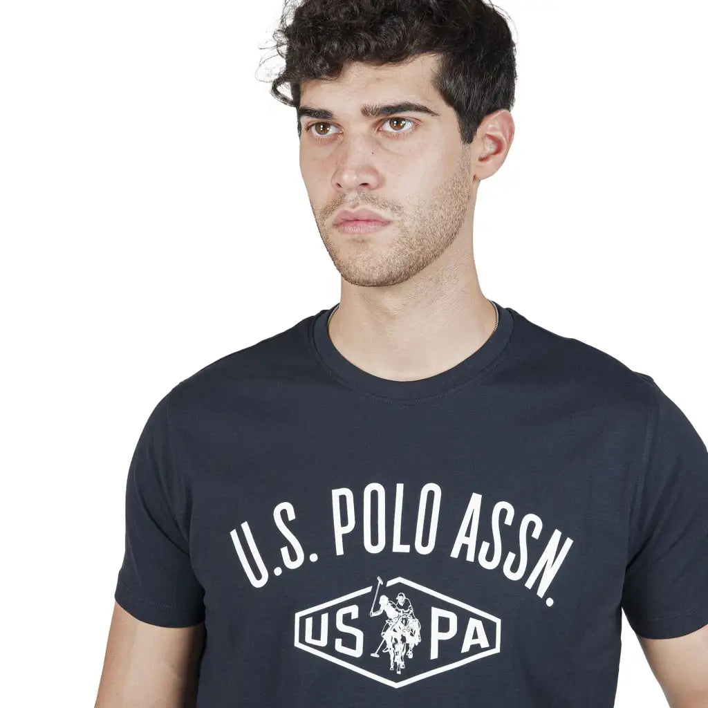 U.S. POLO ASSN. | T - Shirt uomo paricollo a mezza manica