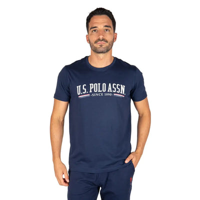 U.S. POLO ASSN. | T-shirt uomo paricollo a mezza manica
