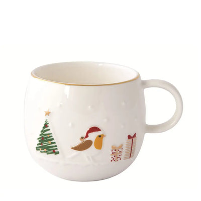 EASY LIFE | Tazza mug 400ml con decoro in rilievo Let it
