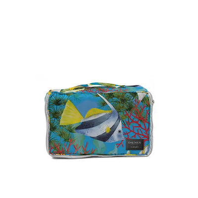 DAUNEX | Telo mare in microfibra Mare Blu in fantasia