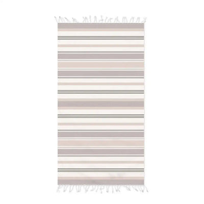 DAUNEX | Telo mare in microspugna 90x170 cm con frange Easy