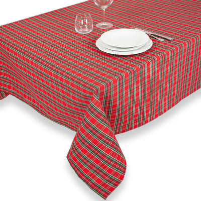 ZITA DEL FORTE | Tovaglia in fantasia tartan in cotone
