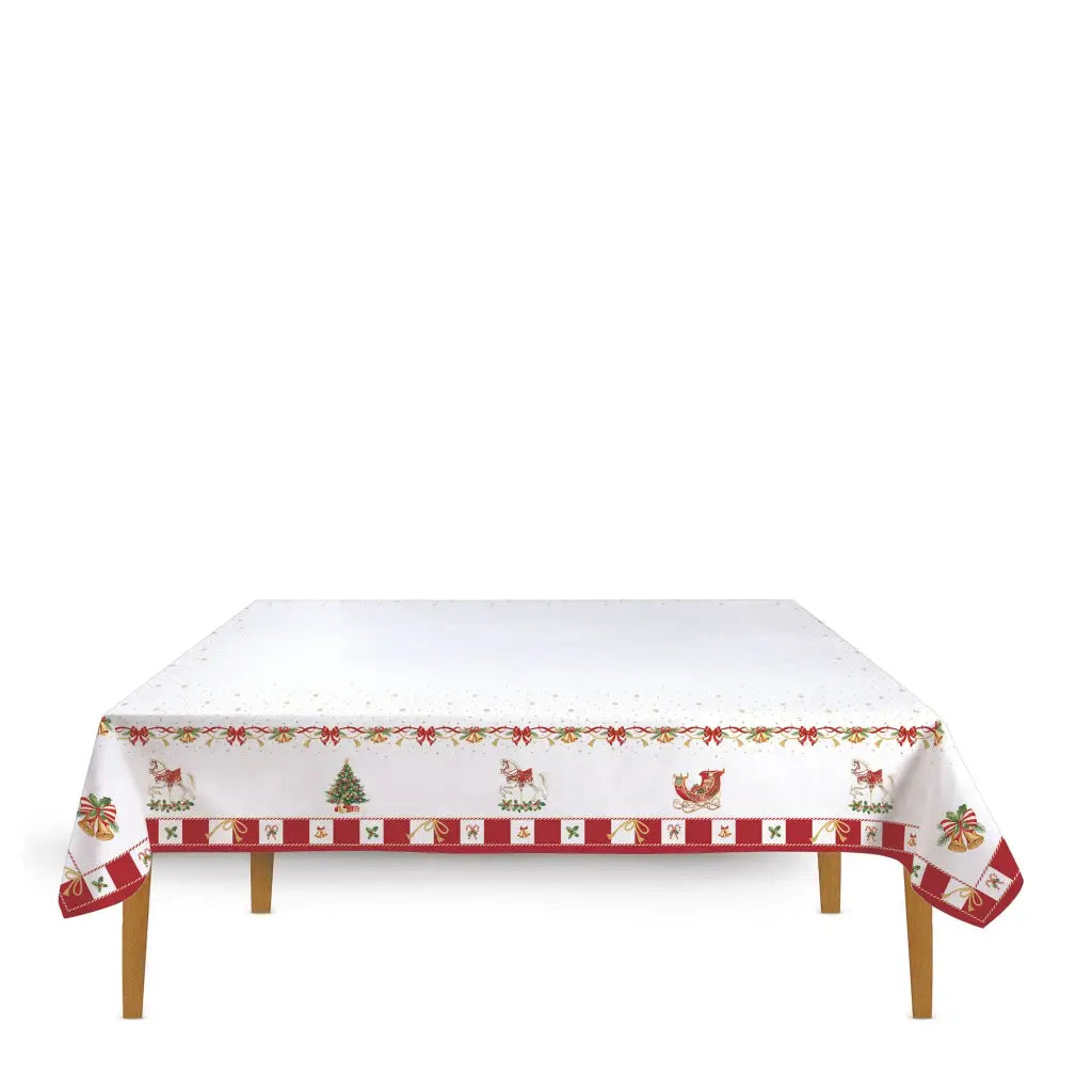 EASY LIFE | Tovaglia in puro cotone 145x250 cm Christmas