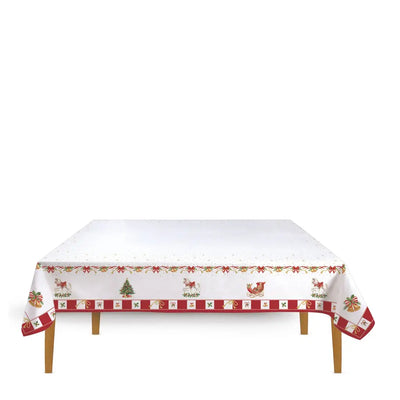 EASY LIFE | Tovaglia in puro cotone 145x250 cm Christmas