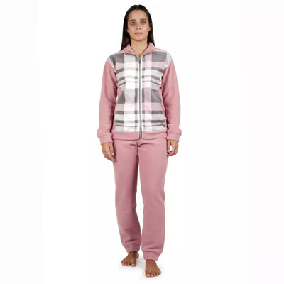 MARYPLAID - MARYHOME | Tuta casa donna con zip senza