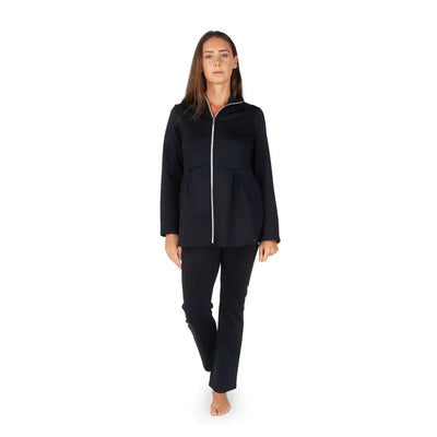 MARYPLAID - MARYHOME | Tuta casual donna con zip in tessuto