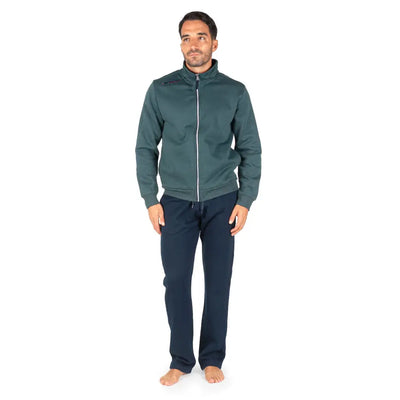 FRATELLI CAMPAGNOLO | TUTA UOMO IN COTONE FELPATO CON ZIP